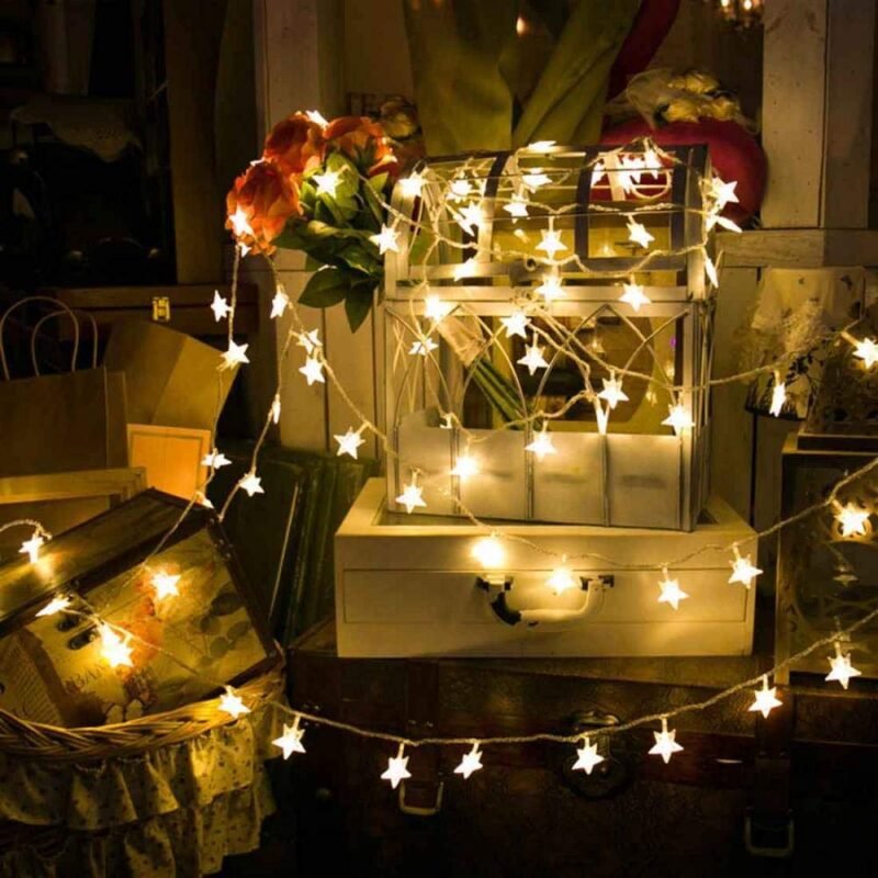 fizzytech 25 Led 4 Meter Star String Lights - Image 6