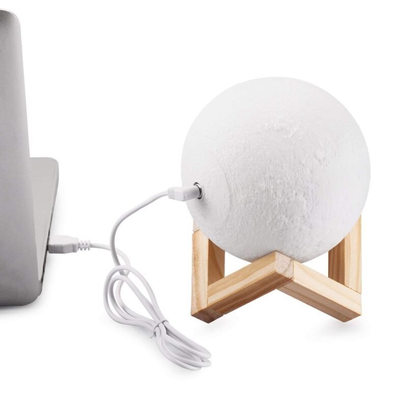 RUCON® 3D Moon lamp Night lamp 7 Multi Colors - Image 7