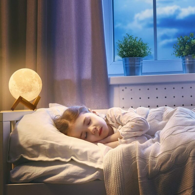 RUCON® 3D Moon lamp Night lamp 7 Multi Colors - Image 3