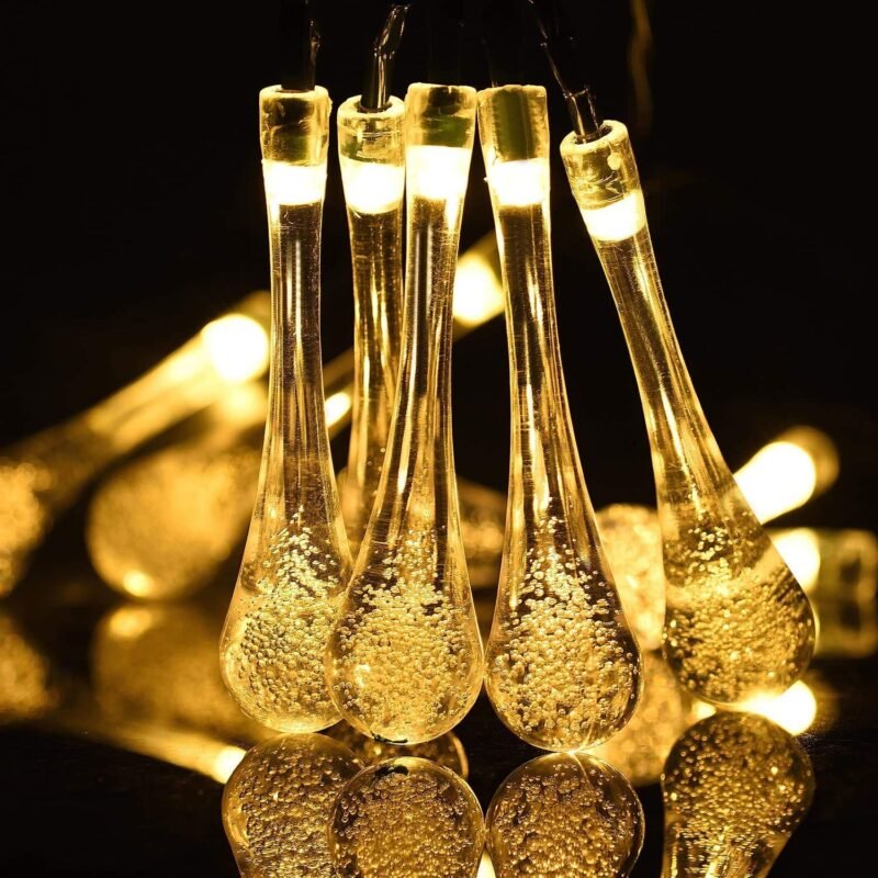 PESCA 50 LED 8 Meter Waterdrop Decorative String Lights - Image 2