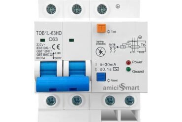 AmiciSmart RCBO 63A Single Phase Circuit