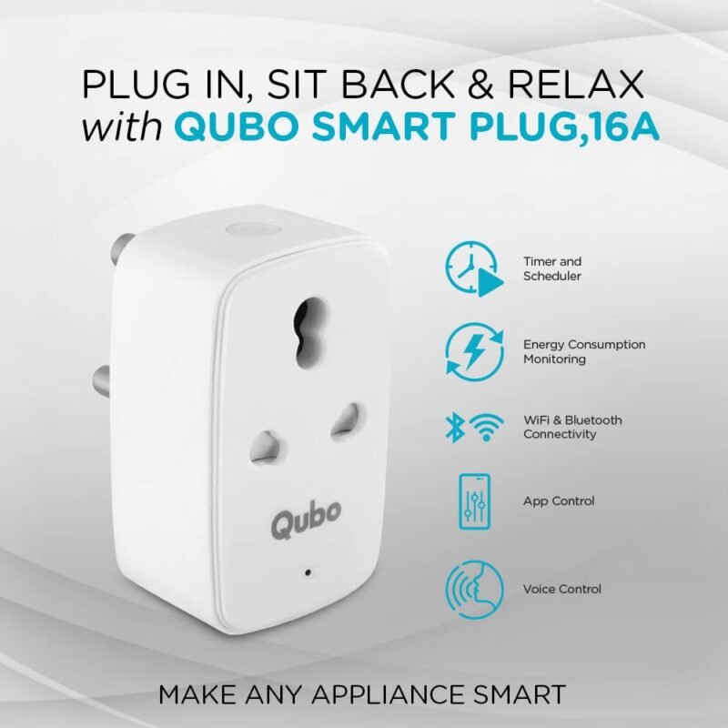 QUBO 16A Wifi + BT Smart Plug from Hero Group - Image 2