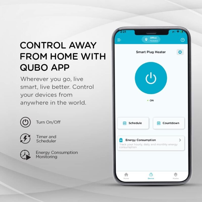 QUBO 16A Wifi + BT Smart Plug from Hero Group - Image 6