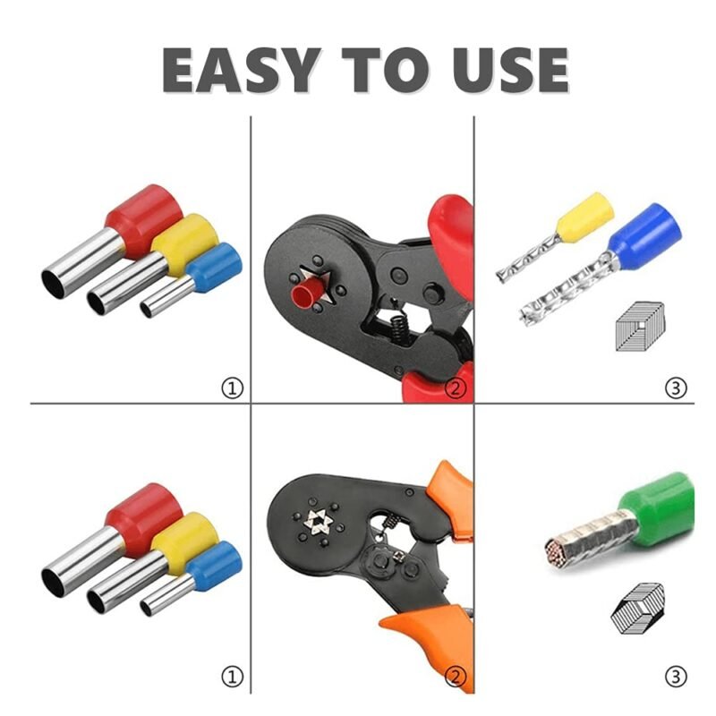 Massmot 1200pcs Electrical/Electronic Wire Ferrules Kit - Image 4