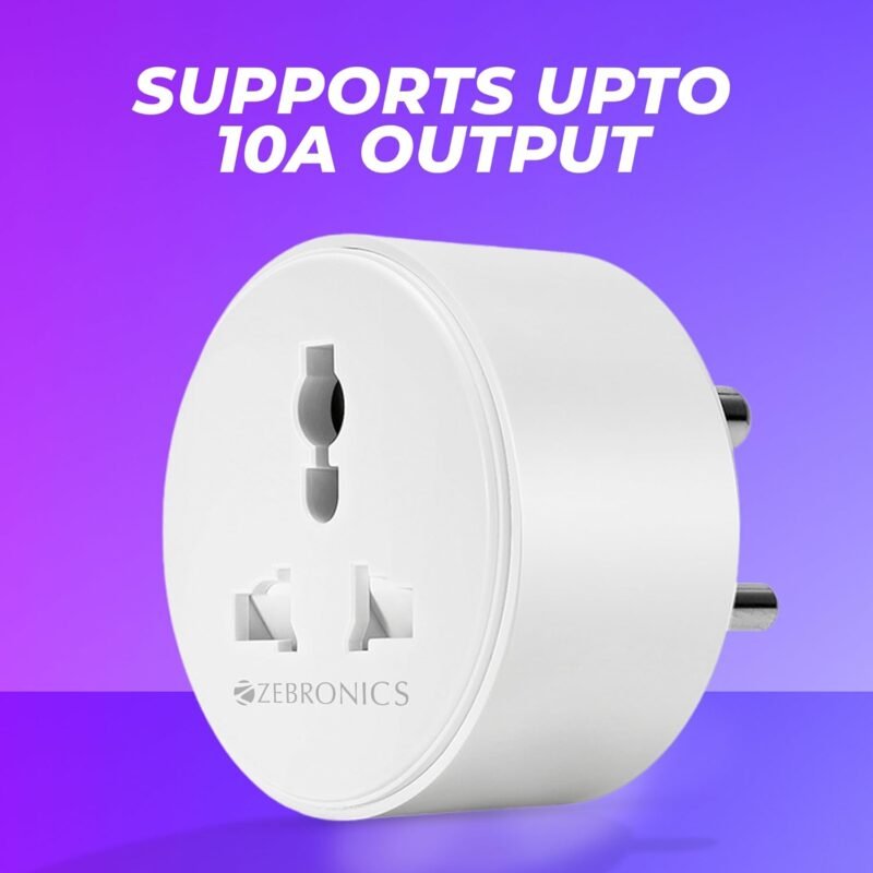 Zebronics ZEB-SP110, Smart Wi-Fi Plug - Image 3