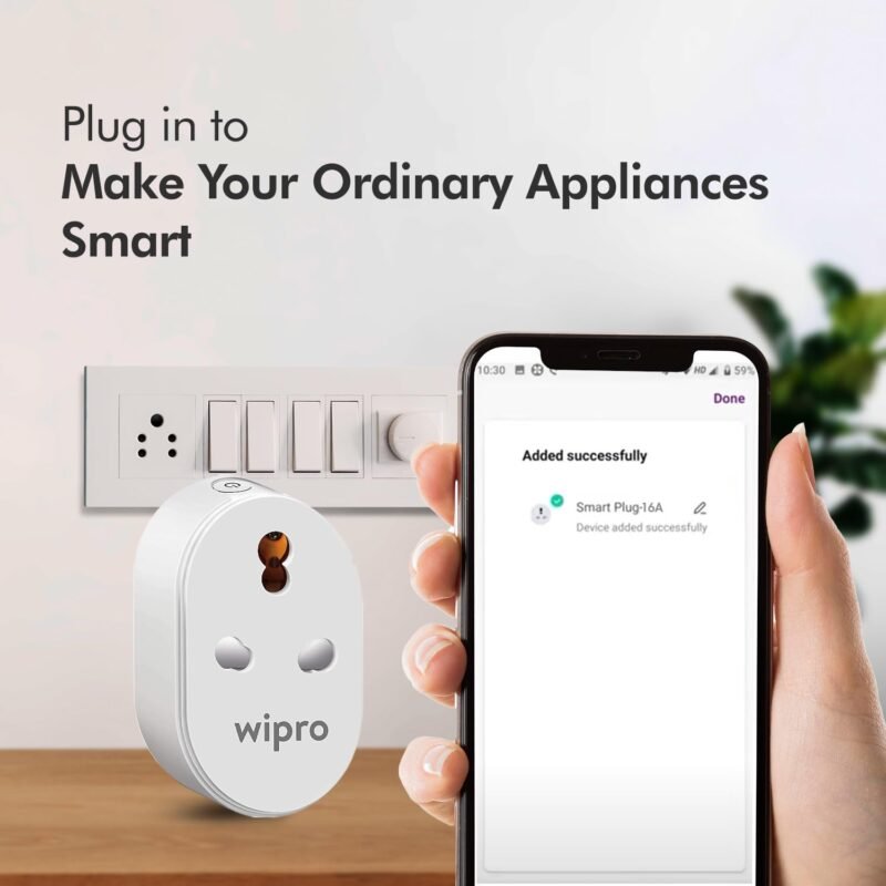 Wipro 16A Wi-Fi Smart Plug - Image 8