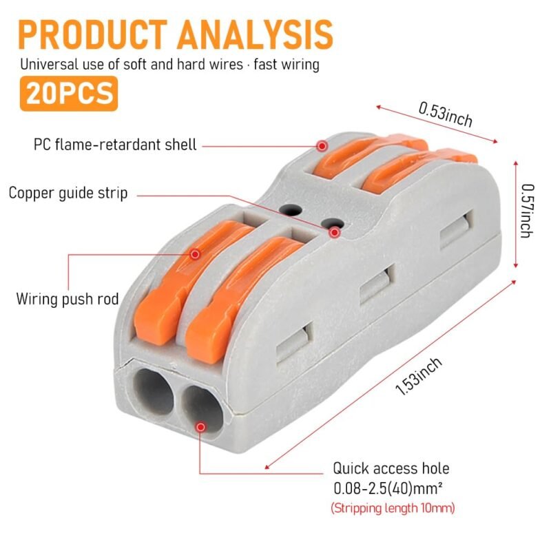 SERPLEX 20Pcs Wire Connector - Image 5