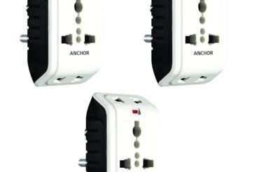 Anchor by Panasonic 6A 3 Pin Multiplug Adapter