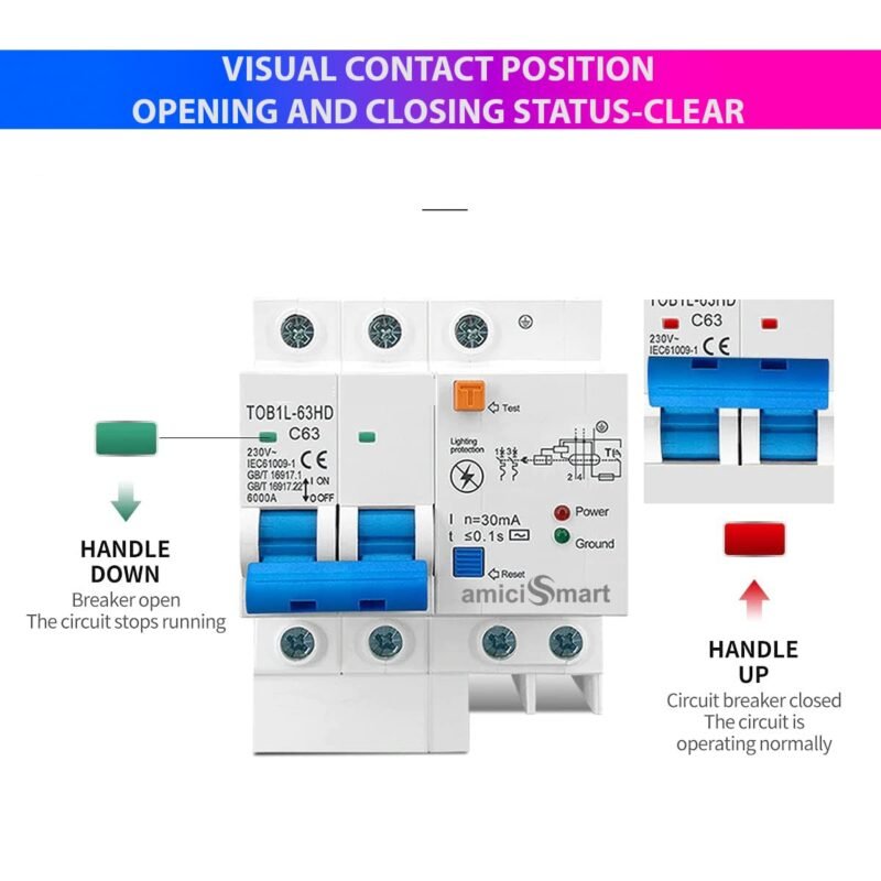 AmiciSmart RCBO 63A Single Phase Circuit - Image 5