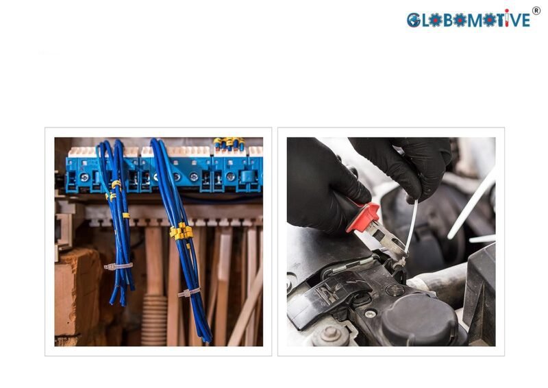 GLOBOMOTIVE Teeth Grip Nylon Self Locking Cable Ties - Image 2