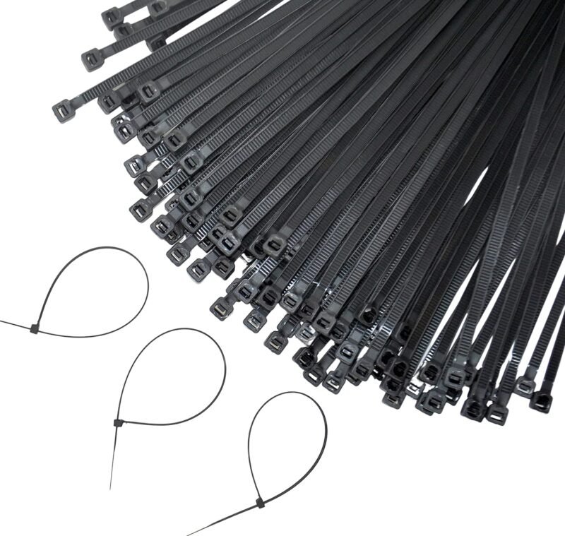 GLOBOMOTIVE Teeth Grip Nylon Self Locking Cable Ties