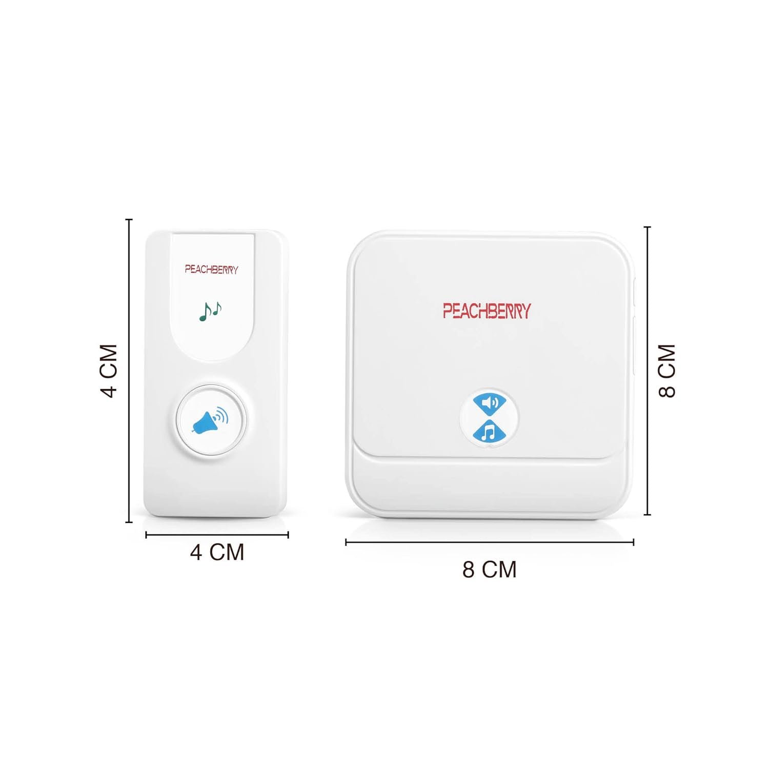 PEACHBERRY Long Range Wireless Remote Door Bell - Image 4