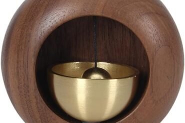 Shop Home Essentials Japanese Style Round Wooden Door Bell Magnetic