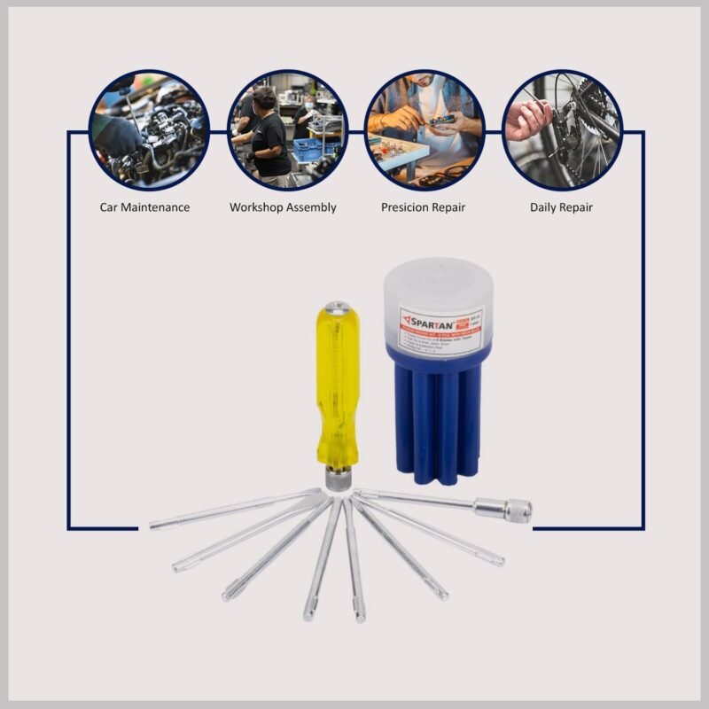SPARTAN BS-02 8-in-1 Pc Screw Driver Kit - Image 2