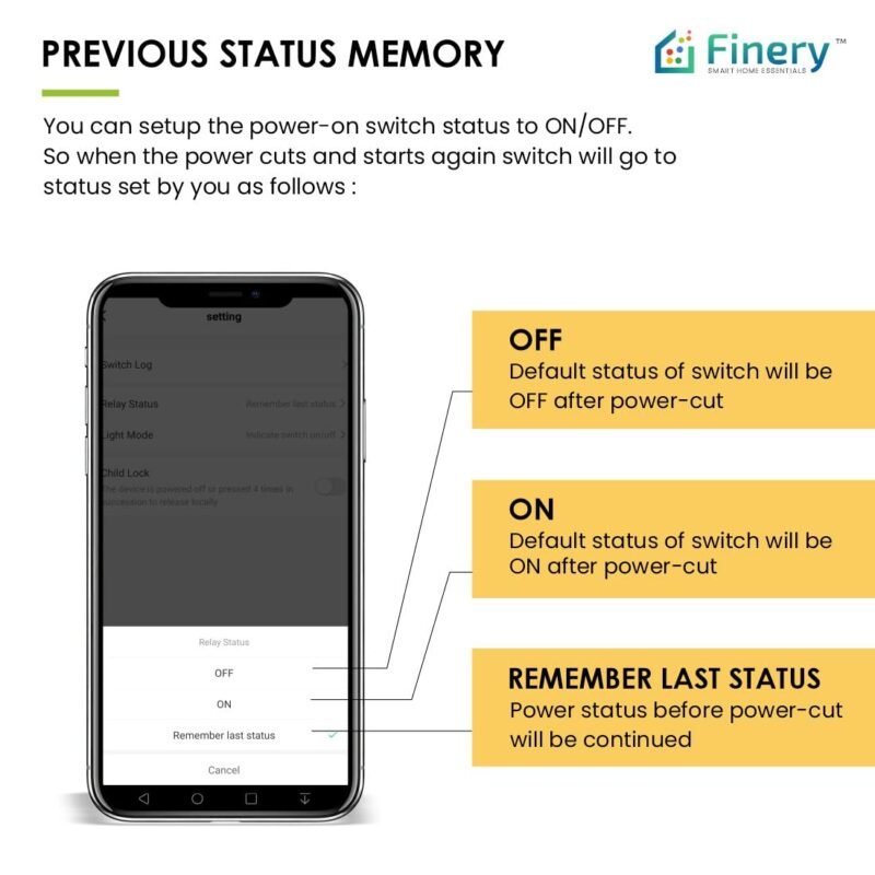 Finery 30A(6600W) BLE + WiFi Smart Switch for AC - Image 4