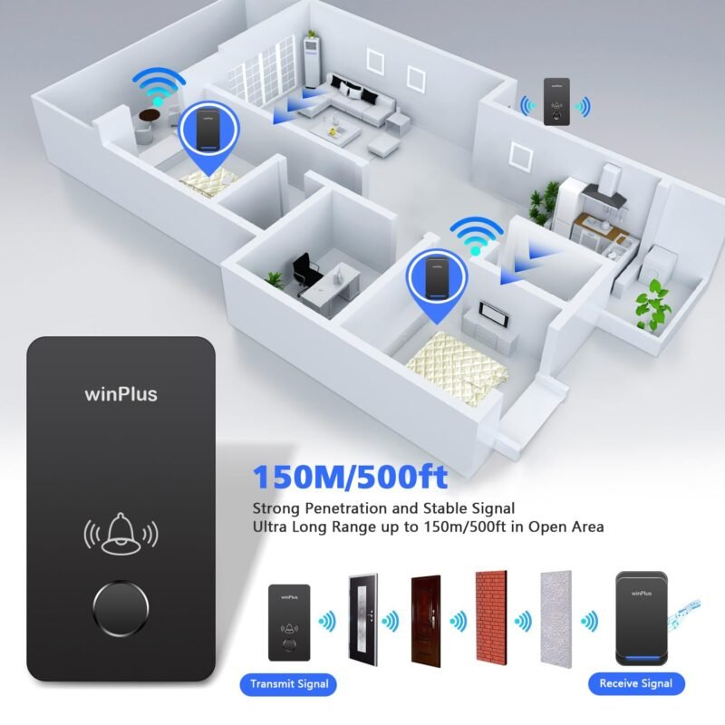 Win Plus Wireless Door Bell for Home - Image 6