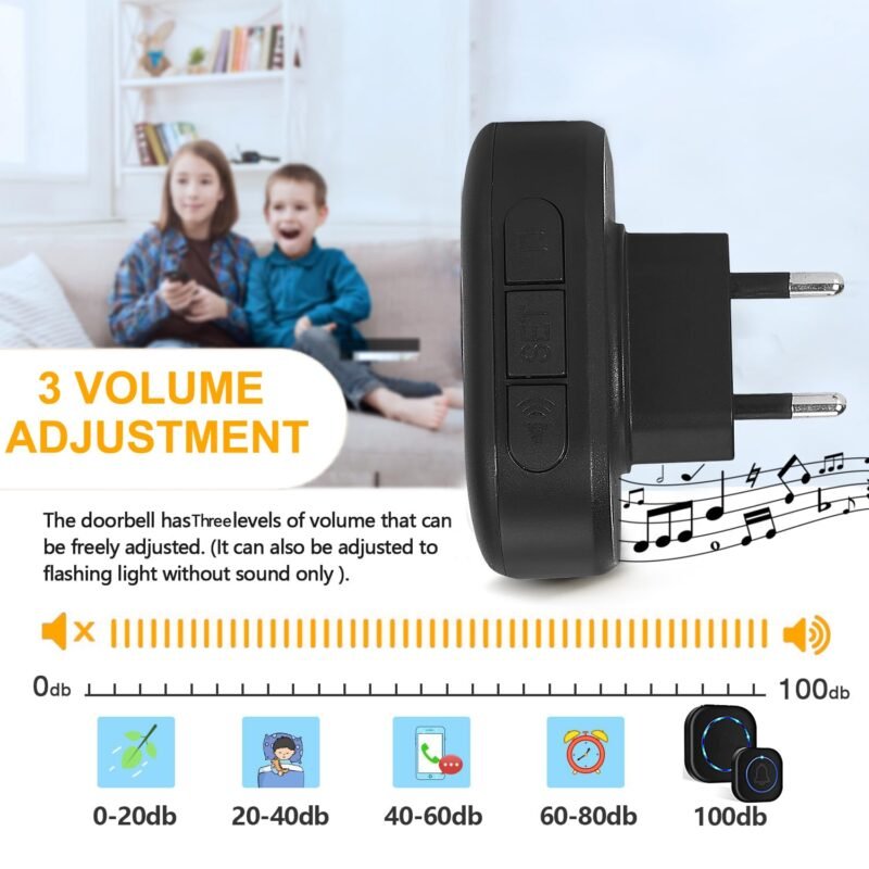 Nik case door bell wireless for home Waterproof Door Bell - Image 7