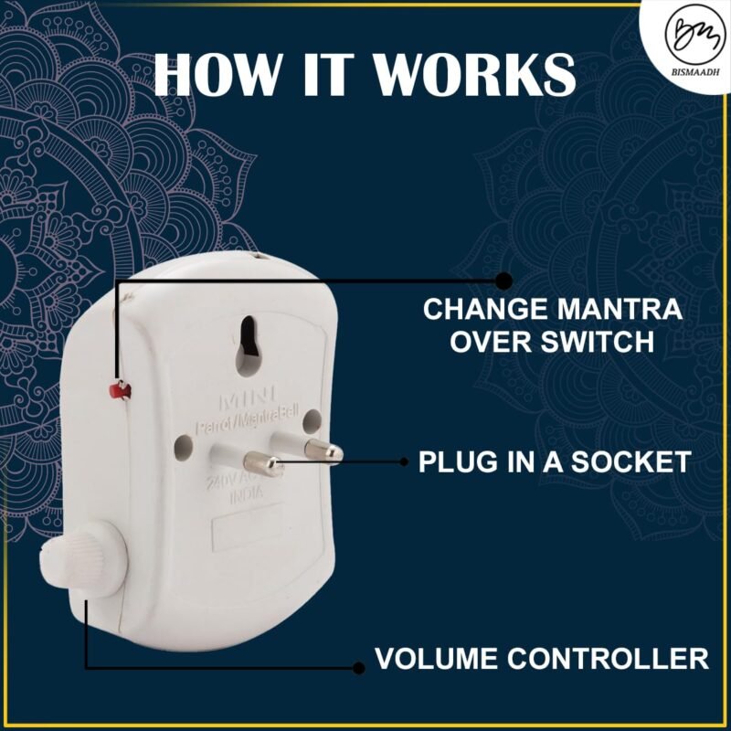 Electric Religious Continuous Mantra Chanting Bell - Image 3