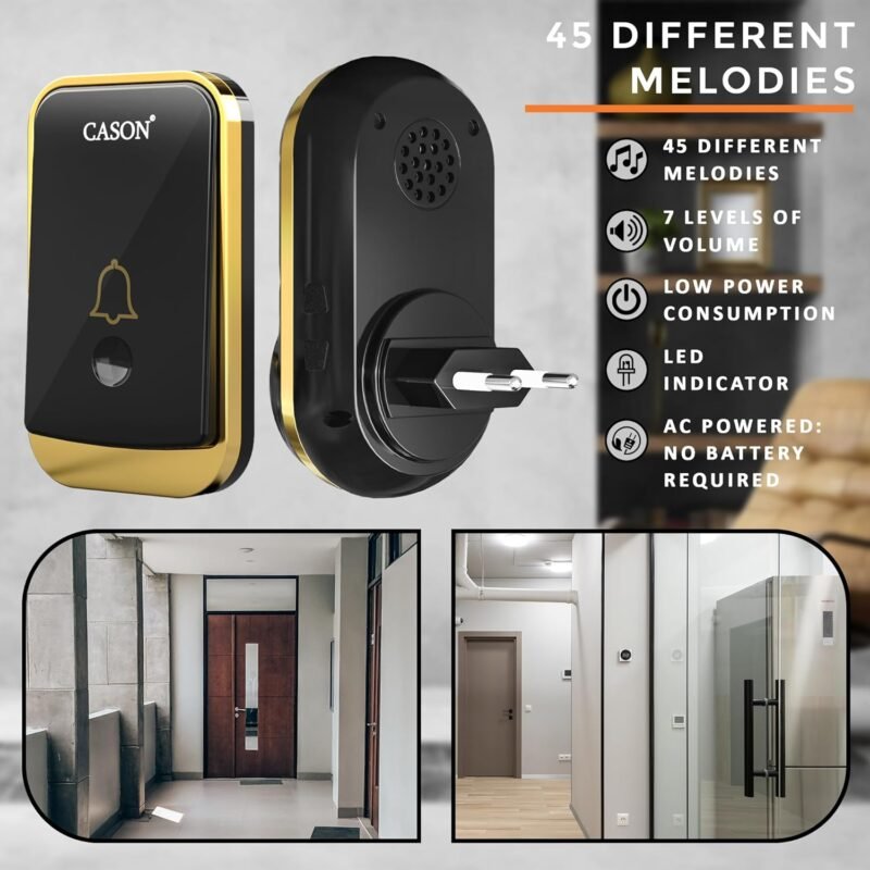 CASON - Wireless Door Bell for Home - Image 6
