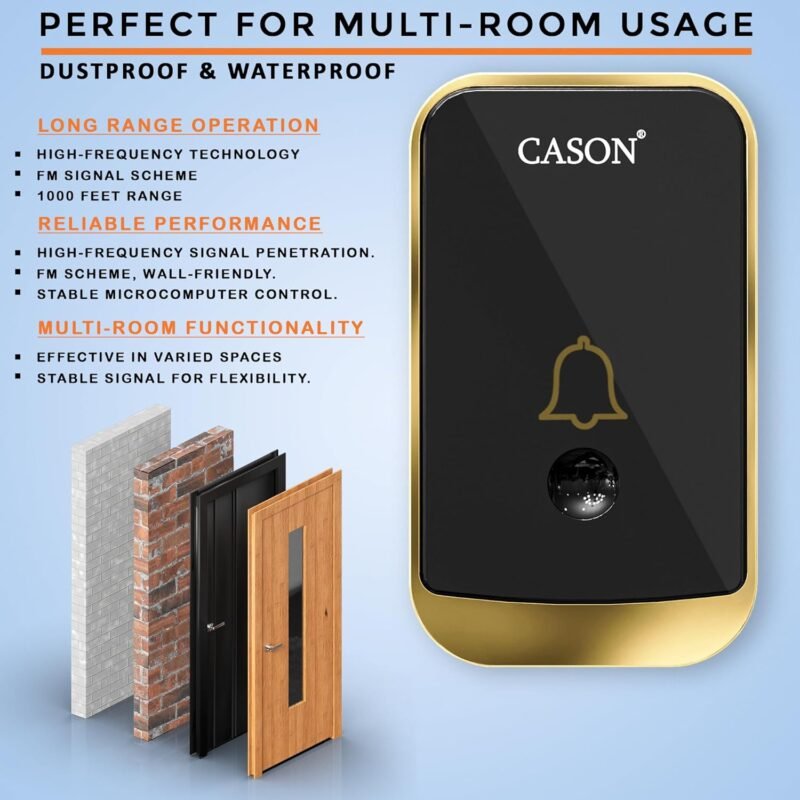 CASON - Wireless Door Bell for Home - Image 7